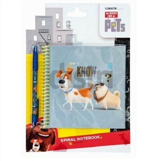 HUSDYRENS HEMLIGA LIV &ndash; Anteckningsbok + Penna (12-pack)