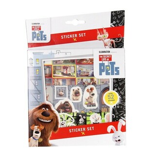 SECRET LIFE OF PETS Klisterm&auml;rkeset 52 delar (12 st.)