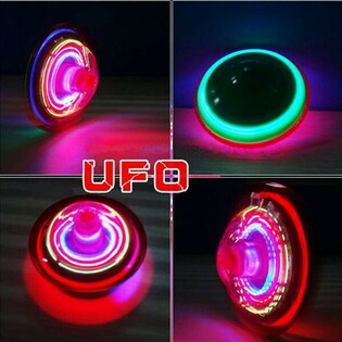 Lysande LED UFO-snurror (48 st)