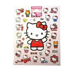 Stora Hello Kitty Klisterm&auml;rkesark, 20x16 cm (10 st)