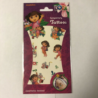 TATUERINGSKLISTERM&Auml;RKEN SET: DORA, 20 x 10 cm (10 st)