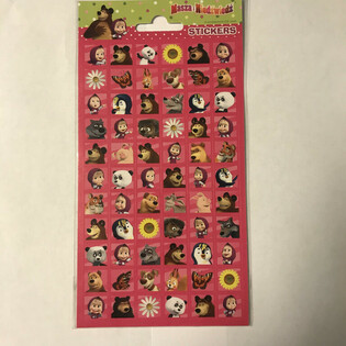 KLISTERMRKEN: MASHA OCH BJRNEN, Mtt 20 x 10 cm (10-pack)