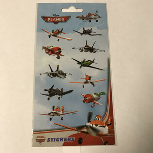 Klisterm&auml;rkesark: DISNEY PLANES, M&aring;tt 20 x 10 cm (10 st)
