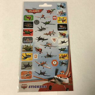 KLISTERM&Auml;RKESARK: DISNEY FLYGPLAN (PLANES), M&aring;tt: 20 x 10 cm (10-pack)