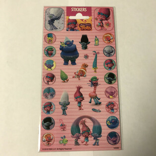Klisterm&auml;rkeark TROLLS - 20 x 10 cm (10-pack)