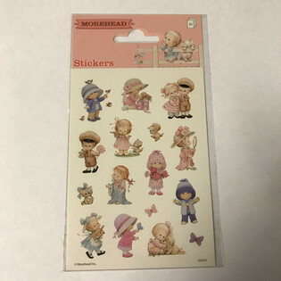 STICKERARK: MOREHEAD &ndash; S&Ouml;TA BARN, m&aring;tt 16 x 9 cm (10-pack)