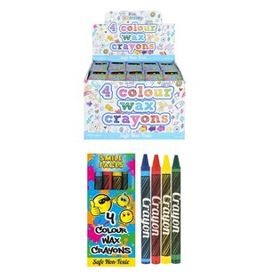 SMILEY Vaxkritor 4-pack i Display (120 st.)