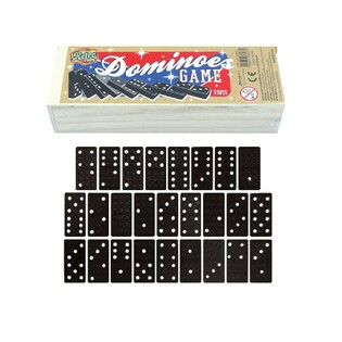 DOMINOSPEL I TRÄLÅDA (12-pack)