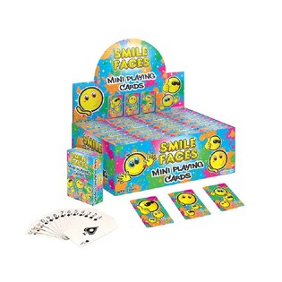 MINI SPELKORT – MODELL: SMILEY I DISPLAY (24 st.)