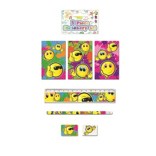 Smiley Skrivset 5 Delar (24 st.)