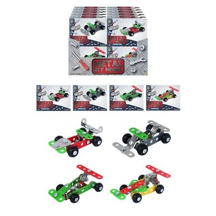 BYGG DIN EGEN METALLRACERBIL &ndash; I DISPLAY (24 st)