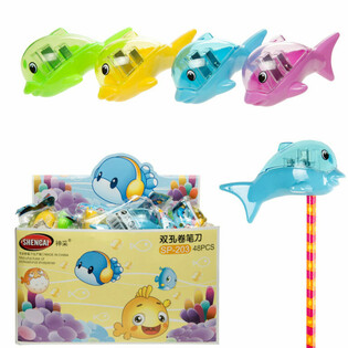 DELFIN PENNV&Auml;SSARE, MIX F&Auml;RGER I DISPLAY (48 st)