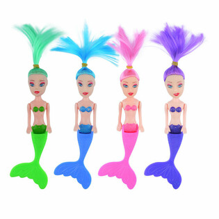 Sjöjungfrudockor, 14 cm (12-pack)