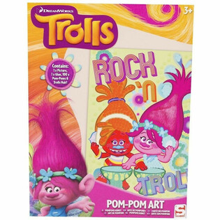 TROLLS SKAPA DITT EGET POMPOM-KONSTVERK (48 st)
