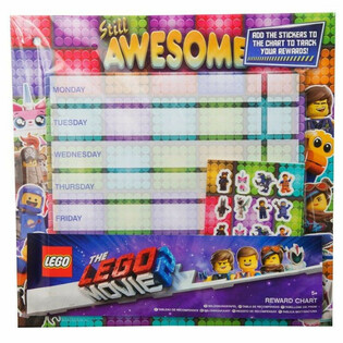 LEGO BEL&Ouml;NINGSSCHEMA MED LEGO-KLISTERM&Auml;RKEN (24 st)