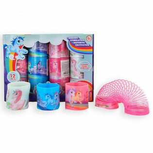 Unicorn Regnb&aring;gsspiral &Oslash; 6 CM (12-pack)