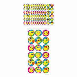 FUN STICKERS – SMILEY 18 STICKERS PER ARK (10-pack)
