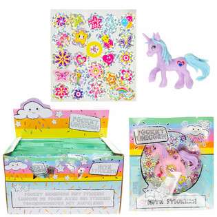 POCKET UNICORN - ENH&Ouml;RNING + KLISTERM&Auml;RKEN I PRESENTP&Aring;SE - I DISPLAY (24 st.)