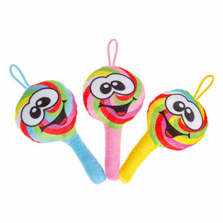 Plyschklubbor - 18 cm (24-pack)