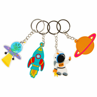 NYCKELRINGAR RYMDEN / SPACE (48-pack)
