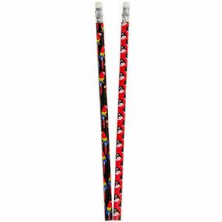 Piratblyertspenna med suddgummi (12-pack)