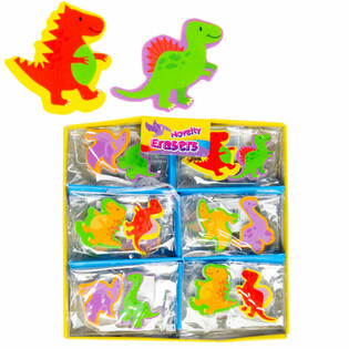 Set med 2 DINO-suddgummin i display (36 st.)