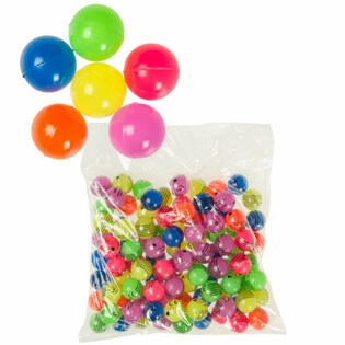 MIX STUDSBOLLAR NEONF&Auml;RGER &Oslash; 2,7 Cm (100 st)