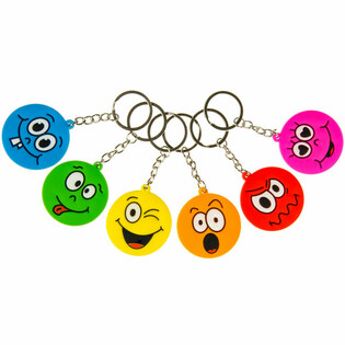 SMILEY NYCKELRING (48-pack)
