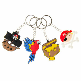 PIRATER NYCKELRINGAR MIX (48 st.)