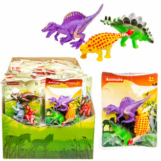 3 DINOSAURIER I EN P&Aring;SE (60 st)