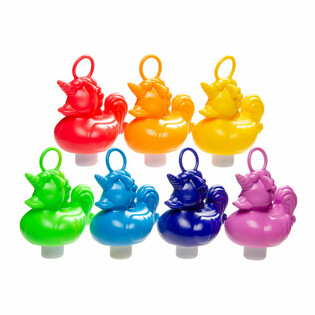 Fiska Ankor Unicorn / Enh&ouml;rning - Mix F&auml;rger - 12 Cm (21 st)