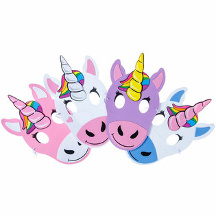 Unicorn / Enhörning Foammask (24 st)