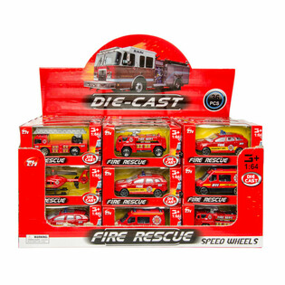 MIX AV BRANDBILAR I METALL I DISPLAY (36 st.)
