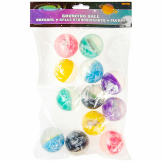 Studsbollar Rymden Ø 4,5 cm (12-pack)