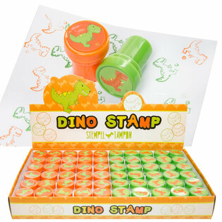 DINOSAURIESTÄMPLAR I DISPLAY (60 st)