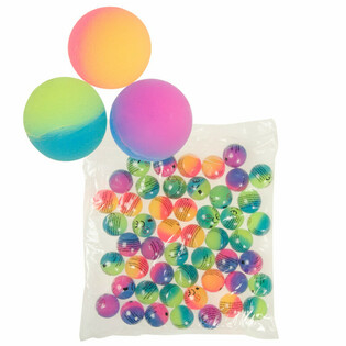 Mixade studsbollar Frosted &Oslash; 3,2 cm (50 st)