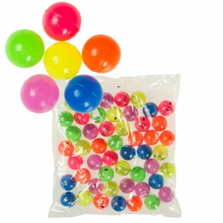 MIX STUDSBOLLAR NEONFÄRGER Ø 3,2 cm (50 st)