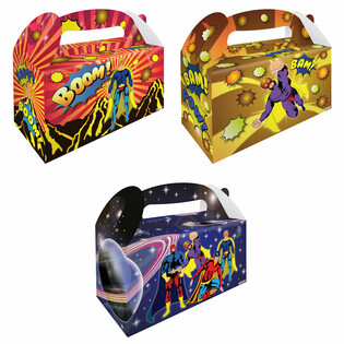 Menubox – Superhjältar – 22,5 x 9,5 x 18 cm (12 st.)