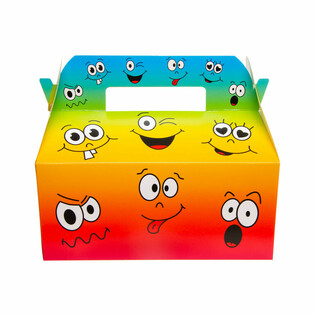 Menybox Smiley f&ouml;r Barn - 22,5 x 12 x 9,5 cm (24 st)