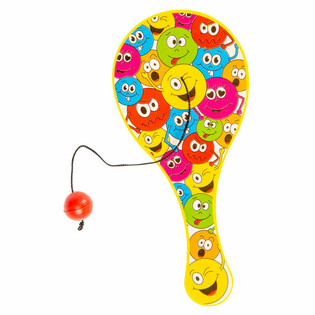 PADDLE BAT - STRANDRACKET MED BOLL - MODELL: SMILEY (48 st.)