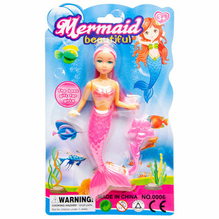 MERMAID SJ&Ouml;JUNGFRU DOCKA P&Aring; KORT (12 st.)