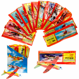 Frigolitflygplan i Displaykartong (48 st) | Partihandel