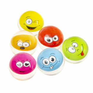Smiley Studsbollar Ø 3.2 cm (50-pack)