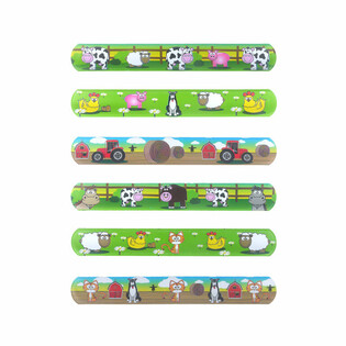 Slapwrap-armband &ndash; Bondg&aring;rdsdjur (120 st.)