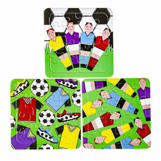 MIX FOTBOLLSPUSSEL - 14 x 14 cm (50 st)