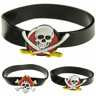 SILIKON PIRATARMBAND MIX (48 st)