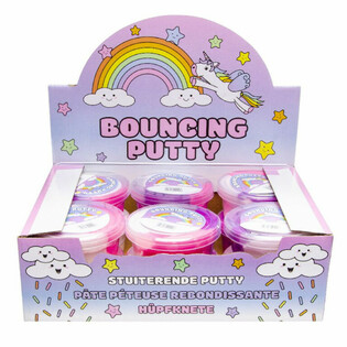 Unicorn Bouncing Putty - Display (12 st)