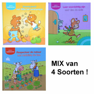 Pedagogiska Barnb&ouml;cker Mix - Att leva tillsammans (12 st)