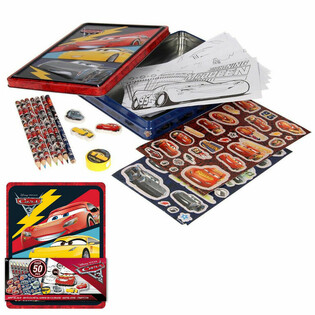 DISNEY CARS 3D Pysselset i Pl&aring;task (12-pack)