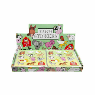 FUN STICKERS &ndash; MODELL: BONDG&Aring;RDSDJUR (120 st)